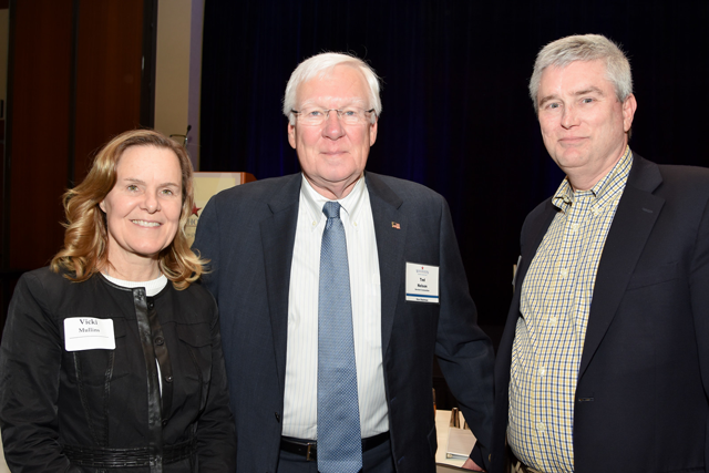 Vicki Mullins, CFO, Ted Nelson, COO, and Tim Durie, SVP