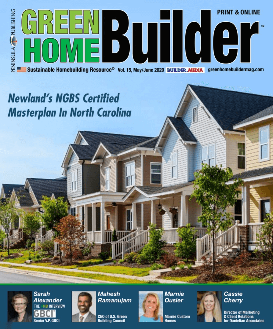 Green Home Builder Magazine May-June 2020 Cover